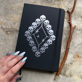 Death Diamond journal with metallic ink, various colors