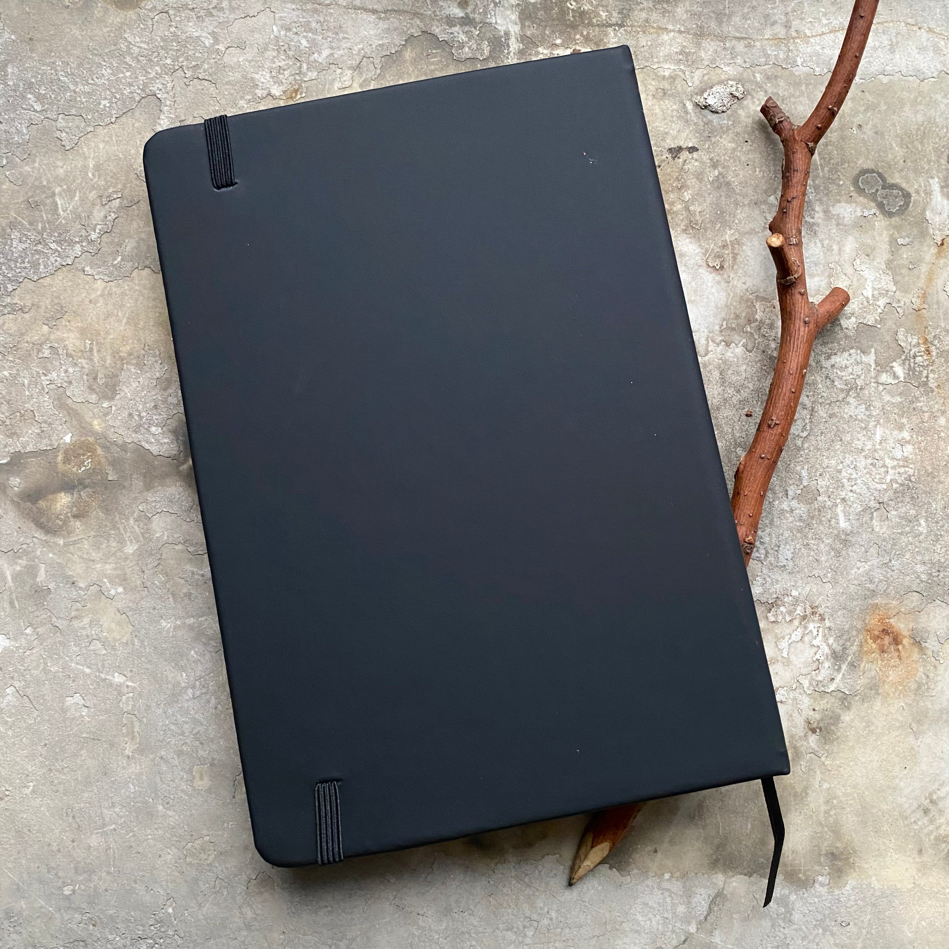 Death Diamond journal with metallic ink, various colors