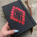 Death Diamond journal with metallic ink, various colors