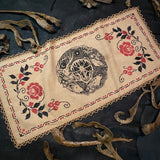Winter's Wheel altar cloth runner in Cornstalk, limited edition