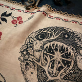 Winter's Wheel altar cloth runner in Cornstalk, limited edition