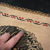 Winter's Wheel altar cloth runner in Cornstalk, limited edition