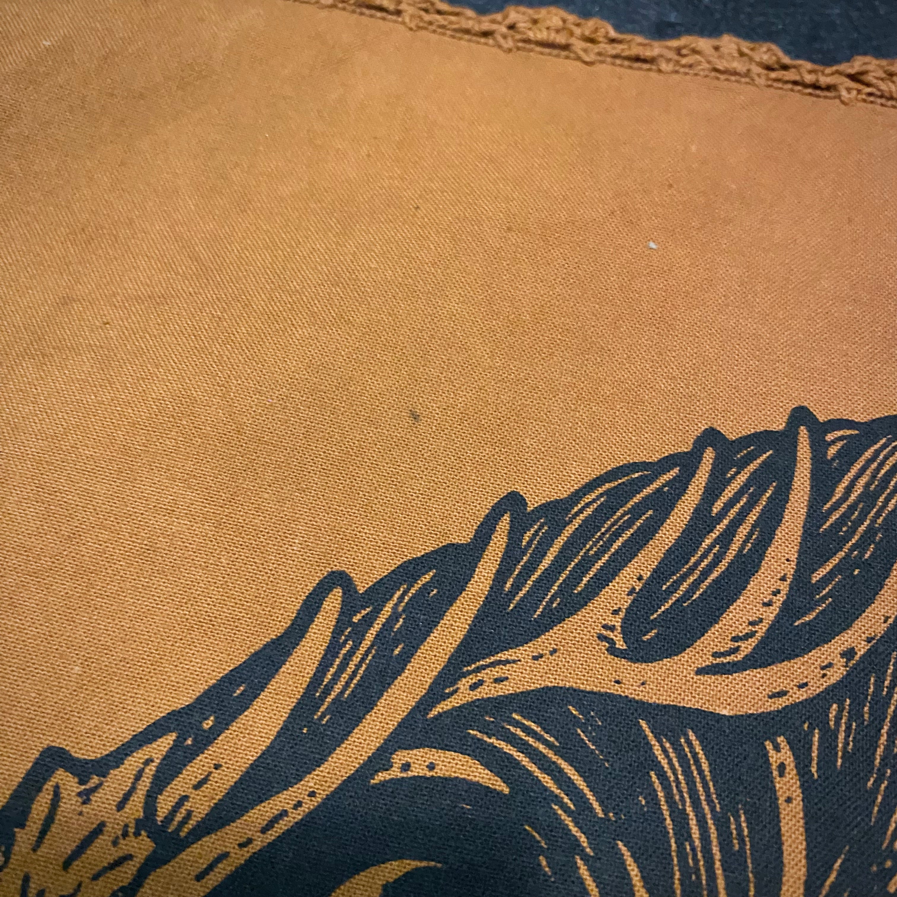 Winter's Wheel altar cloth in Pumpkin, limited edition