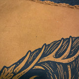 Winter's Wheel altar cloth in Pumpkin, limited edition