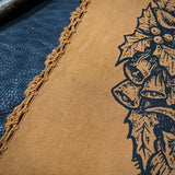 Winter's Wheel altar cloth in Pumpkin, limited edition