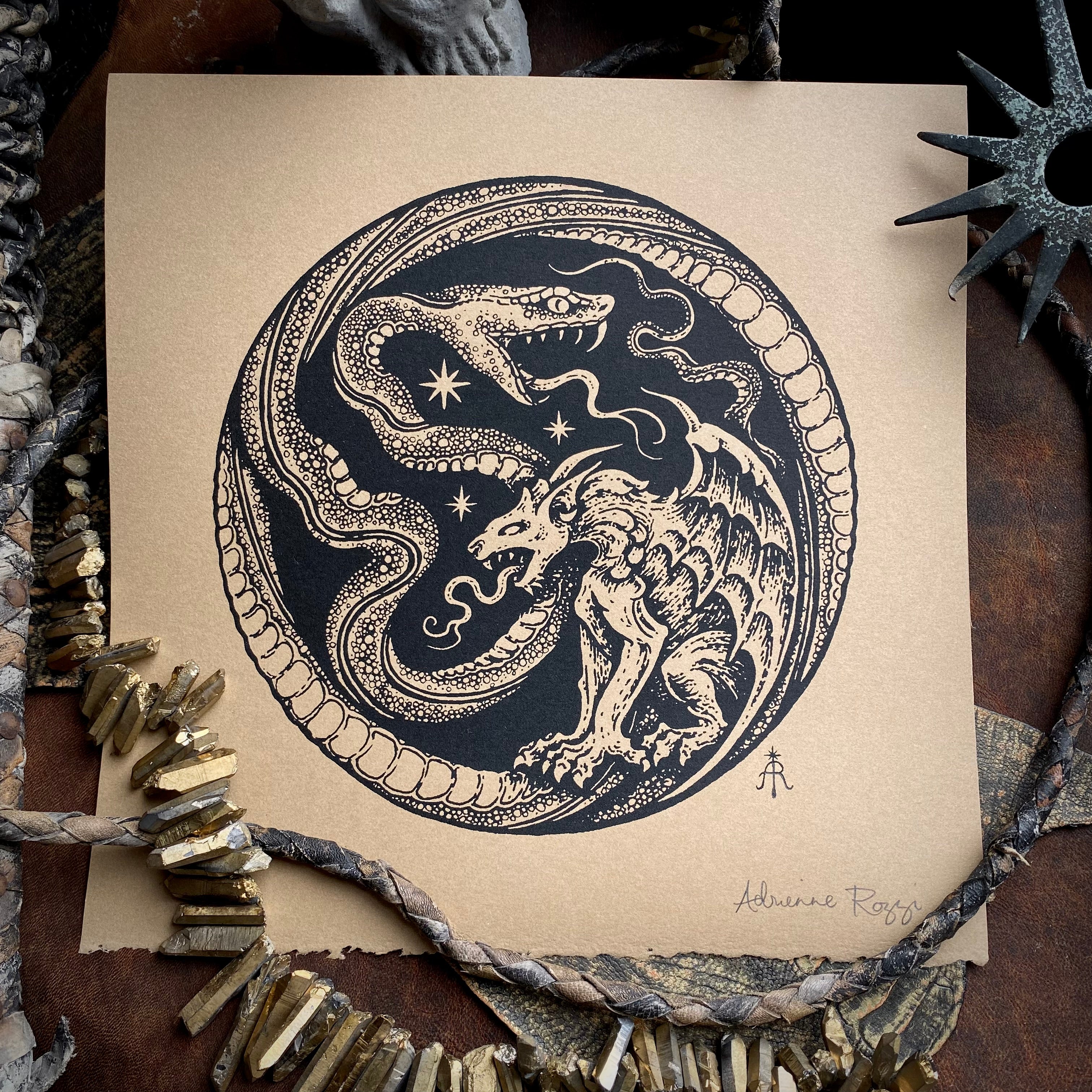 Serpent Hour screen print