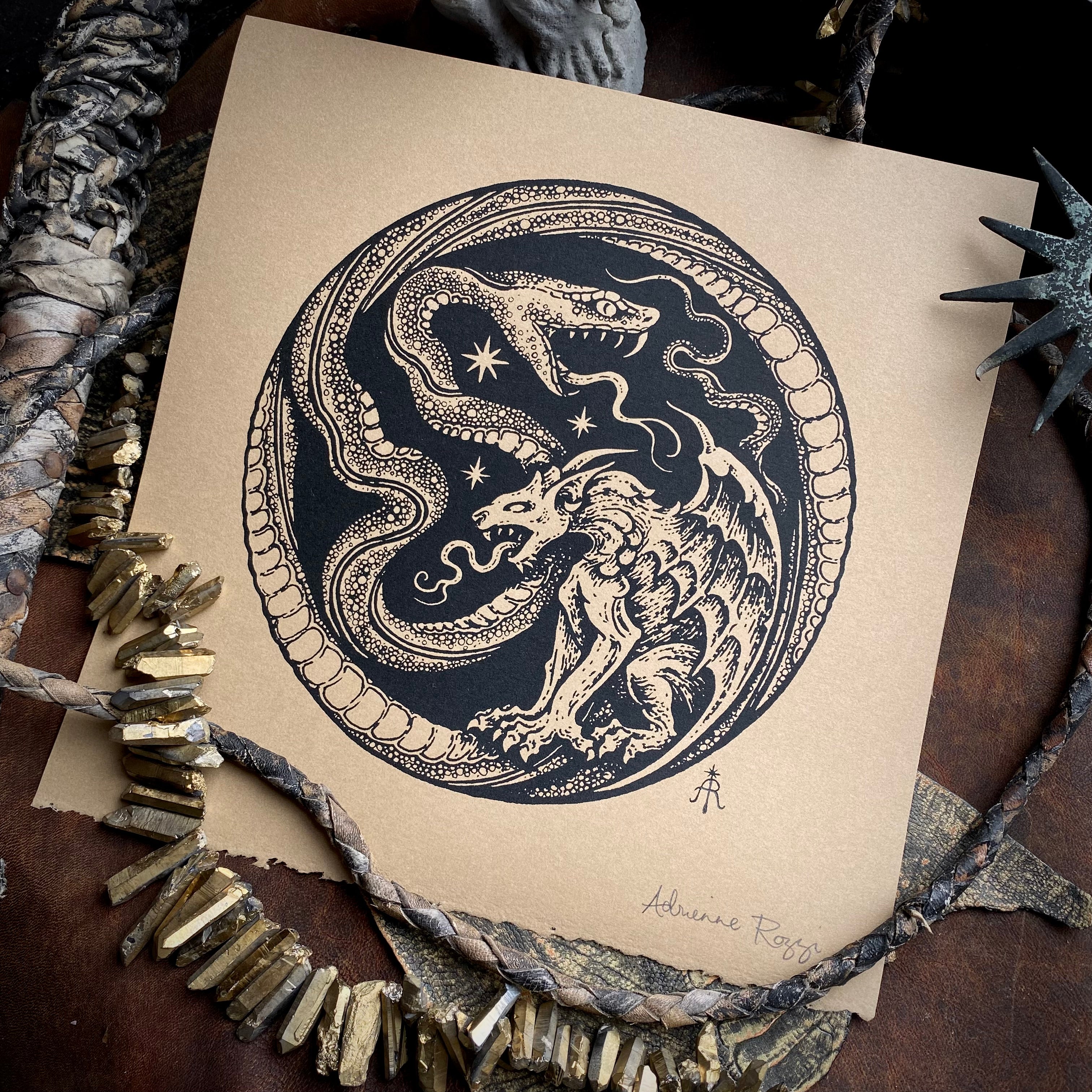 Serpent Hour screen print