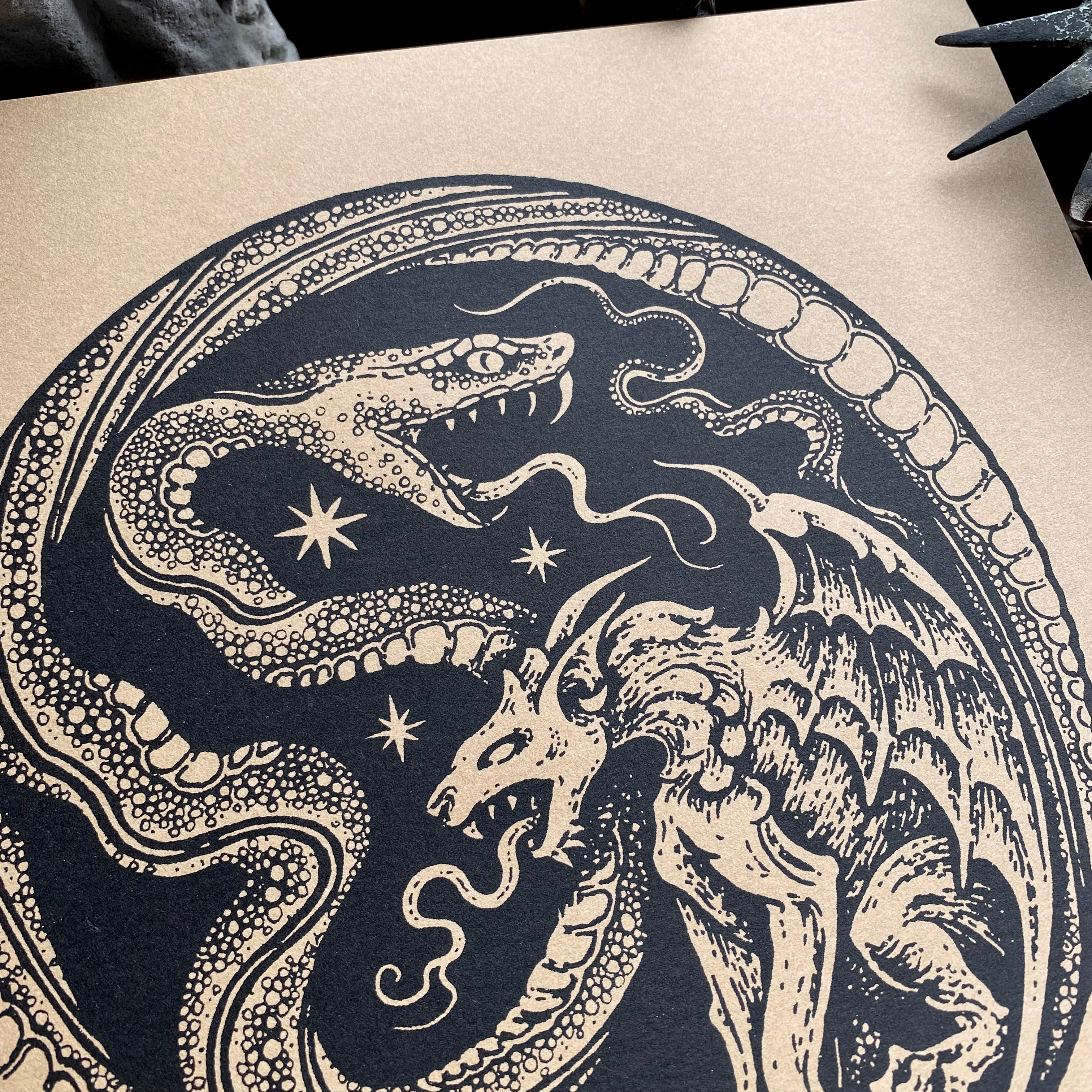 Serpent Hour screen print