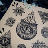 Draconian Relics screen print