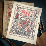 Drink Heartily screen print, second printing, limited edition