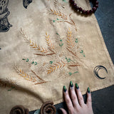 The Midnight Summoning altar cloth in Cornstalk, one-of-a-kind