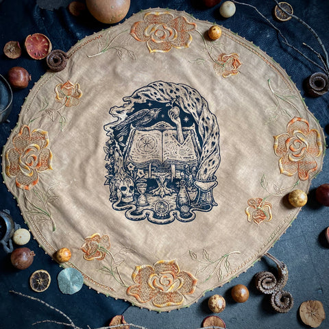 The Summoning altar cloth in Cornstalk, one-of-a-kind