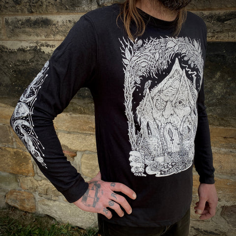 Crone's Cottage long-sleeve t-shirt