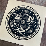 Night Ride screen print