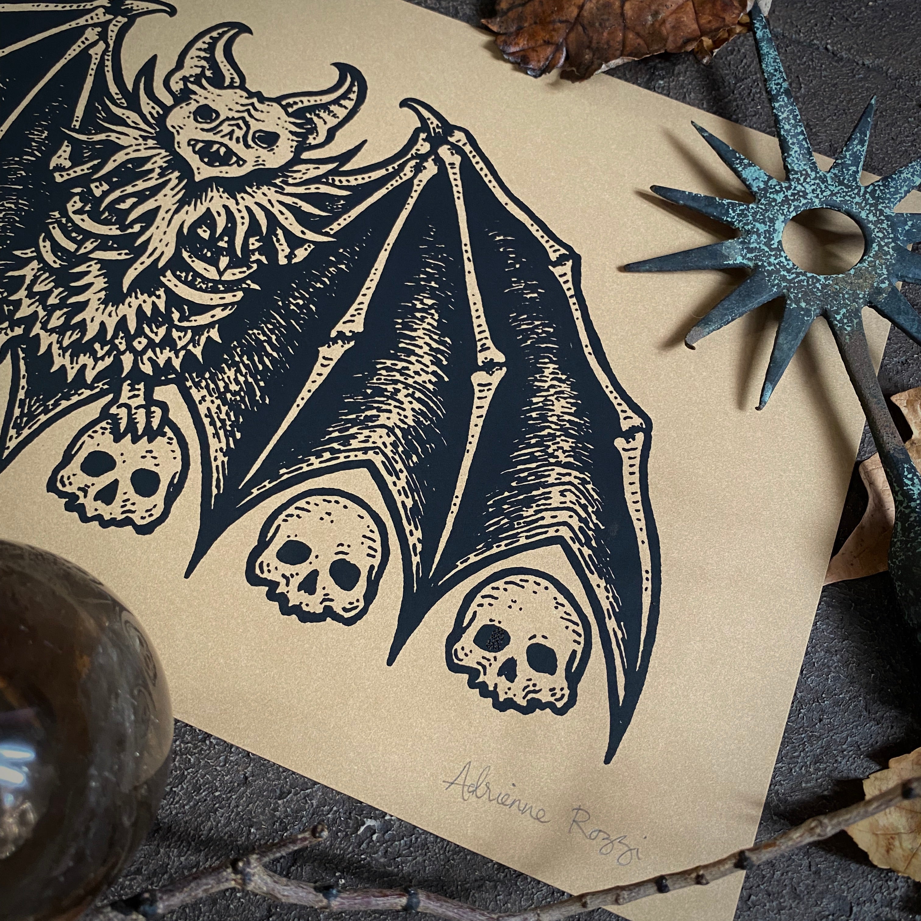 Creature of the Catacombs screen print