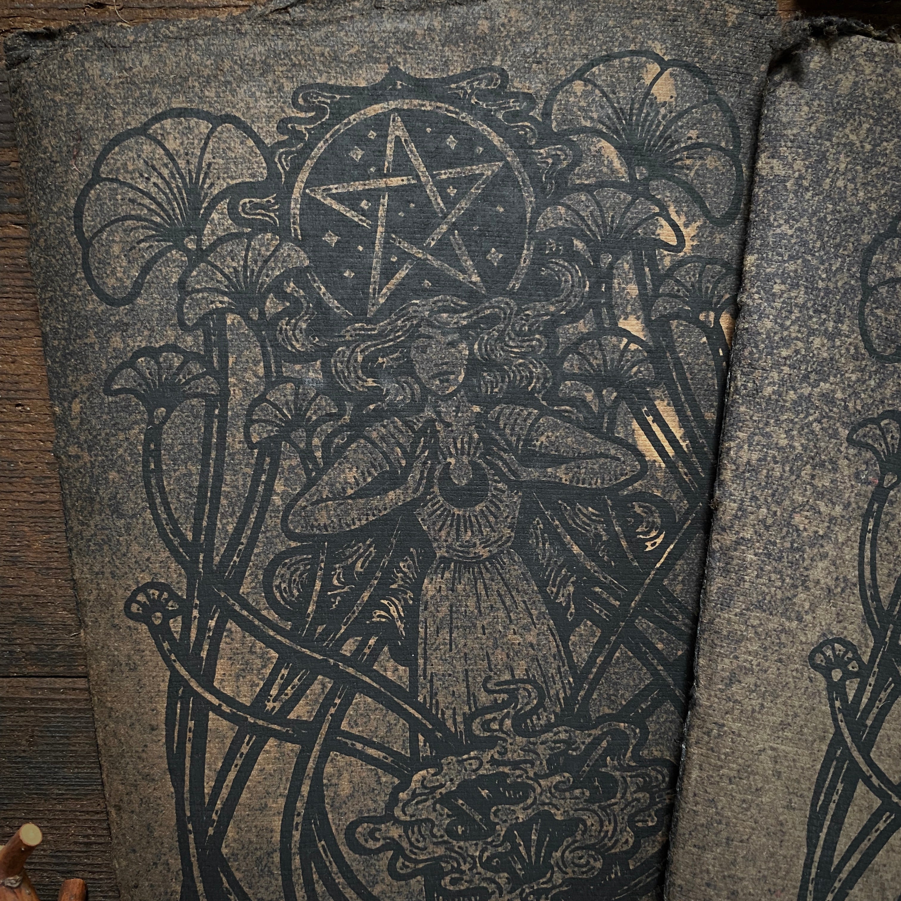 Studio Sorcery handmade journal in Crypt