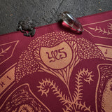 Seer pendulum chart bandana in Brass, limited edition